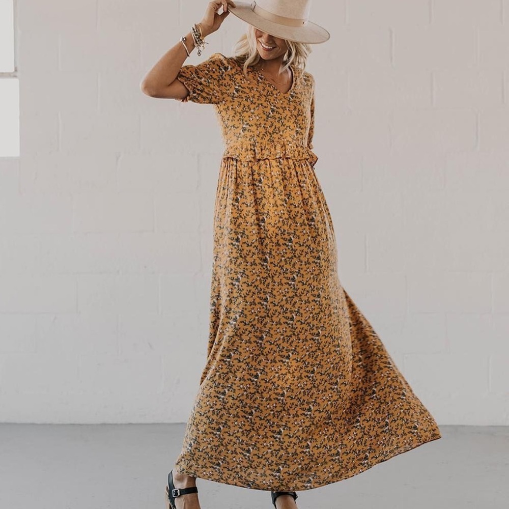 Roolee MOM nursing maxi dress